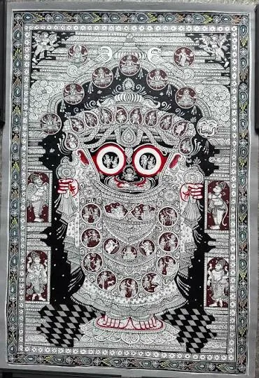 Jagannath Trinity Pattachitra from giftcrafts.in