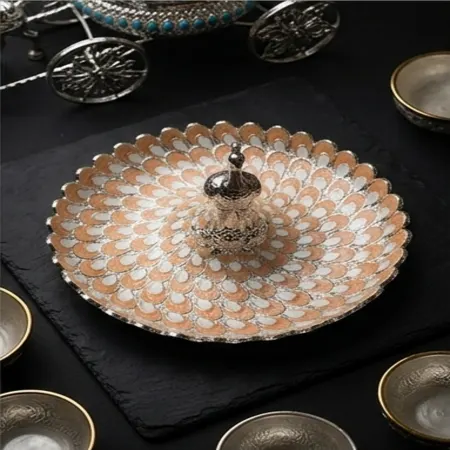 Peacock Decorative Tray from giftcrafts.in